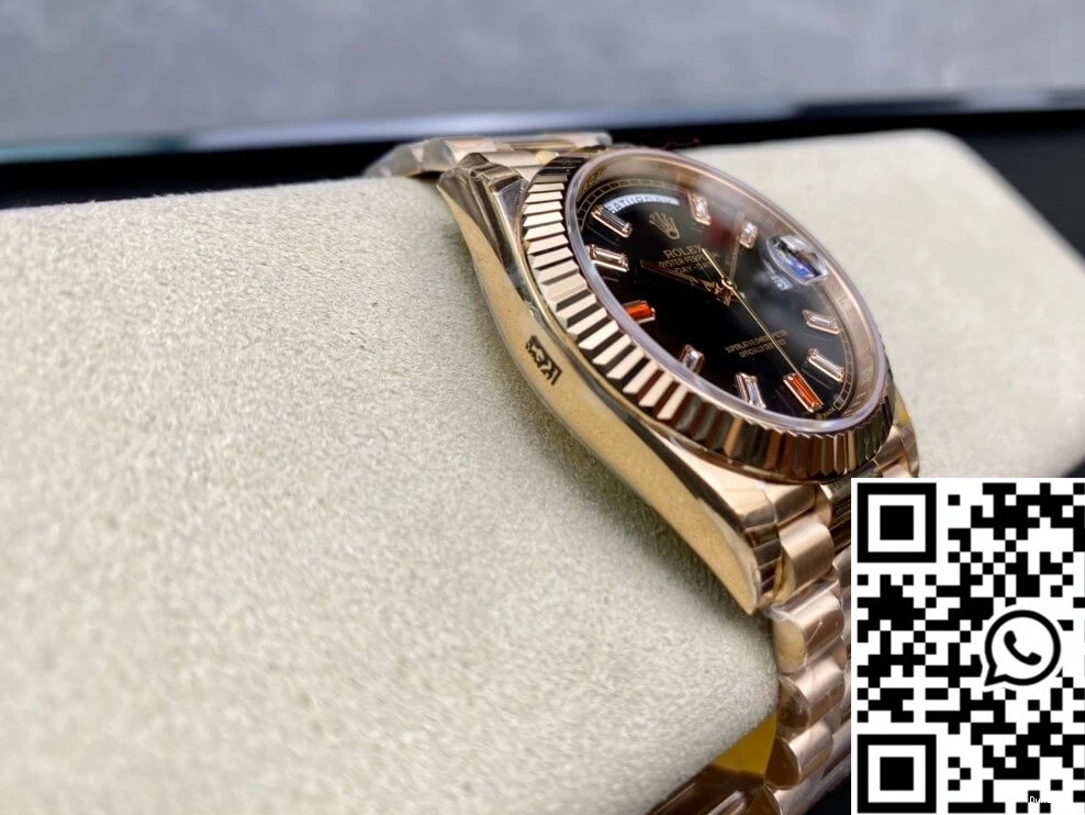 Date EW Black Factory Dial Day 40MM Rolex 0915